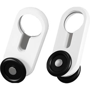 Smooth Curtain Track Pulley Wheels, Heavy Duty Curtain Rail Rollers, Quiet Replacement Sliding Hooks for Curtain Track System, Easy Install Window Curtain Accessories (Small, 20, Piece)