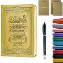 To My Daughter Leather Journal Notebook Gifts From Dad Mom,Yellow A5 Lined Leather Journal Notebook,200 Pages 100 Gsm Thick Ruled Paper With Pen,Birthday Christmas Gifts (Daughter Yellow)