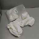 Pu Leather Dining Chair Seat Covers Set of 4, Waterproof Kitchen Chair Covers Stretch Chair Cover for Kitchen/Dining Room/Hotel, Tasteless seat Covers for Chairs (White - 4 PCS)