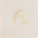 Lanpn Wedding Photo Album 4x6 600 Pockets, Large Capacity Newlywed Marriage Albums Linen Hardcover Slip in Holds 600 horizontal Vertical Photos (Beige)