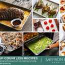Commercial Quality Cookie Sheet Pan - 2 Pack Aluminum Half Sheet Baking Pan by Saffron & Sage Home Living - This 18x13 Baking Sheet Set is Rust & Warp Resistant, Heavy Duty, of Thick Gauge