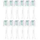 Densuuclin Toothbrush Replacement Heads for Philips Sonicare and More Click-on Handles 11 Pack White