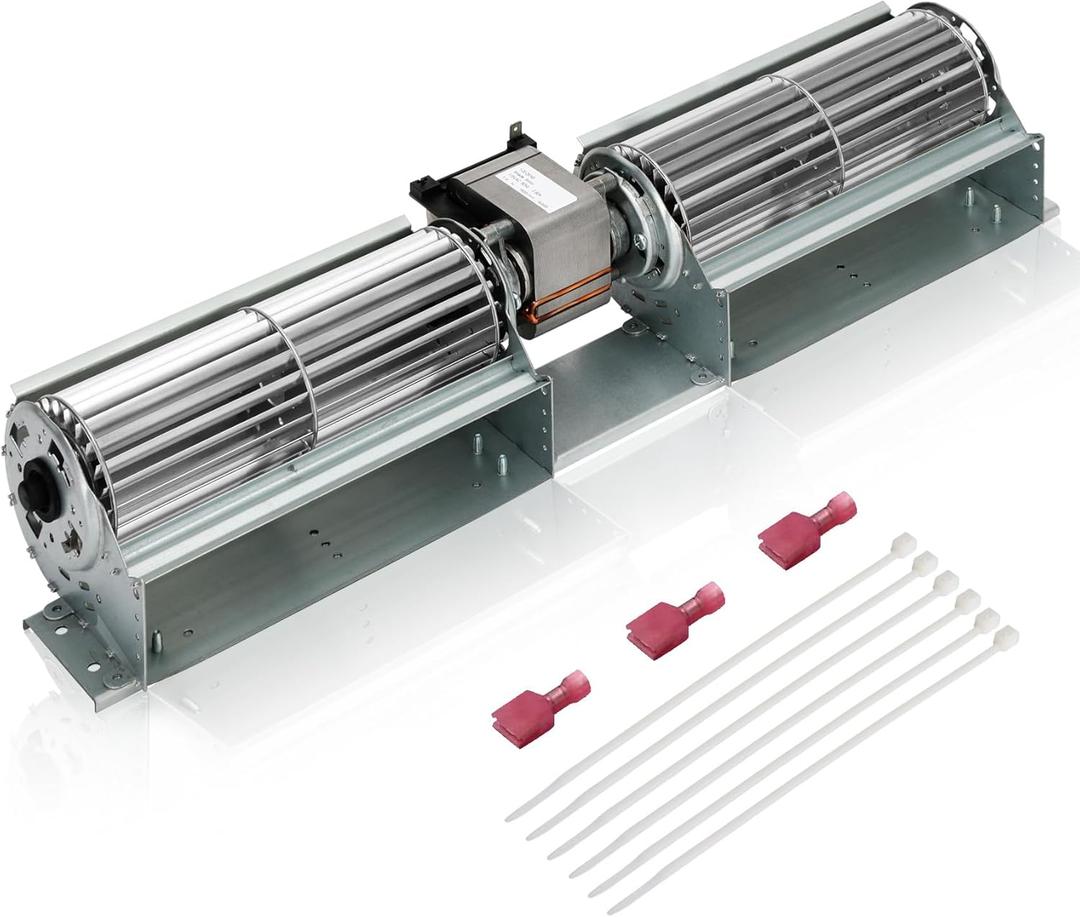 1-00-29145 & 3-21-29045 Convection Blower Fan Replacement for Harman XXV, XXV-TC, P35i, P35i-C, Accentra Cast FS Pellet Stoves  Dual-Speed Distribution Fan