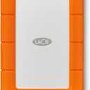 LaCie Rugged Mini, 1TB, 2.5", Portable External Hard Drive, for PC Mac iPad and iPhone, Data Rescue Service (LAC301558)