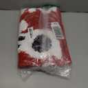 Cute Reindeer Christmas Bath mat Machine Washable Non Slip, 16W x 24L Vibrant Red Festive Christmas Bathroom Rugs Decor, Absorbent Shaggy Microfiber Xmas Holiday Winter Bath Rug Shower Floor Mat