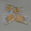 Kigeli 6 Pack Metal T-Bar Earring Display Stand Retail Earring Display Holder Detachable Jewelry Storage Rack for Selling Photography Prop (Gold)