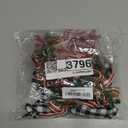 6 Pcs Christmas Burlap Plaid Bow with Pine Cones Pine Needles Xmas Checkered Ribbon Bow for Christmas Indoor Outdoor Farmhouse Tree Wreath Garland Craft Decor(Black and White, Black and Red)