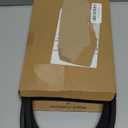 Uxcell 4pcs A25 or 4L270 Classic Wrapped Rubber V-Belt, 25"(630mm) Inside Circumference, A Profile V Belt