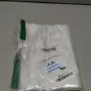 100 Clear Plastic Bags With Handles 9"x12" Perfect for Merchandise And Retail 1.5Mil Thick Clear Gift Bags With Handles