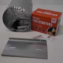 E500 Larger Charcoal Chimney Starter with 60Pcs Charcoal Starter, Coal Chimney Starter for Grill, BBQ Fire Starter Kit