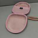 Kids Headphones Case Compatible with iClever BTH12 / HS19 / BTH26 / JoySpark-T5 / Candy Bila BH03 / EarFun/IMYB/MIDOLA MD-B01 / noot Products Foldable Kids Headphones, Rose Gold (Case Only)