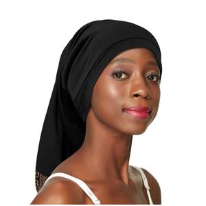 Hair Head Buff Hair Wrap Headband Loc Socks for Dreadlocks Black