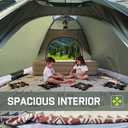 Happy Travel 3-4 Person Camping Tent, Instant Easy Pop Up Tents for Camping,Automatic Waterproof Family Camping Tent, Easy Set Up Tent,Portable Windproof Dome Tent for Camping Hiking & Traveling