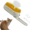 MOUOGO Cat Steam Brush, PetSteam Brush for Cats and Dogs, Pet Hair Removal and Grooming Tool with 3 in 1 Function, Pet Supplies for Small Medium Large Dogs and Cats