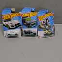 Matchbox Hot Wheels '15 Jaguar F-Type Project 7, HW Roadsters 5/5 [White] 116/250,  Hot Wheels Die-Cast Vehicle Lolux Green And Black, 2023 Hot Wheels Tee’D Off 2 43/250, Pack of 3