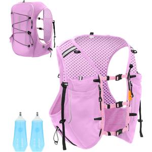 Sportsnew Running Vest for Women Men, Lightweight 10L Hydration Backpack with Waterproof Phone Pocket, Hydration Pack with Water Bladder for Hiking Trail