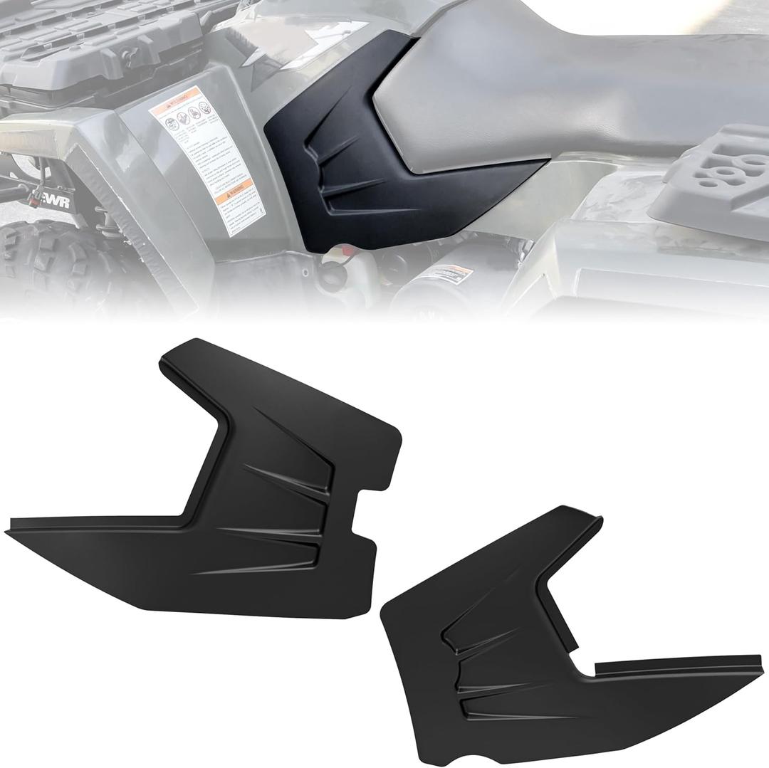 SAUTVS Left and Right Side Panels for Polaris Sportsman 800 700 500 2006 2007, Black Side Fairing Panel Guard Plates for Polaris Sportsman 800 700 500 2006-2007 Accessories
