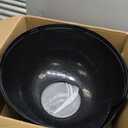 Hidden Litter Box with Faux Plant, Large Cat Litter Box with Rattan Pattern, Heavy Duty PP Material Litter Box Enclosure Furniture for Home Decor, Black