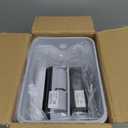 3 Pack Automatic Small Bathroom Can with Lid - 2.5 Gallon Touchless Garbage Can, Motion Sensor Smar t Bin, Slim Dog Proof Trashcan, Waterproof Plastic Wastebasket for Bedroom Office Kitchen (Black/White/Grey)