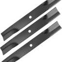 110-6837-03 Mower Blades Compatible with T oro Time Cutter 50" Deck, T oro 115-5059-03 High Lift Blade Fit for T oro Z5000 SS5060 50" Zero Turn Mower Riding Tractor, Replace 112-9759-03 79016P, 3 Pack