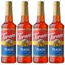 Torani Syrup, Peach, 25.4 Ounces (Pack of 4) (EXP 10/09/27)