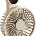 3-Speed Adjustable Portable USB Rechargeable Handheld Fan with 180 Rotatable Design