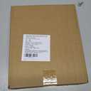 1 Inch Binders 3 Ring Set, White 1" Round + 50 Sheet Protectors