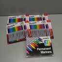 Sharpie Ultra Fine Permanent Marker Set - 12 Assorted Ultra Fine Markers plus 2 Fine Point Markers, 4 Pack