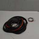 Universal Car Weather Stripping, Self-Adhesive Auto Door Rubber Seal Strip, Engine & Window Noise Insulation (47/100" x 2/5" x 33 Feet)