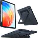 TORRAS for iPad Air 13 inch Case (M3 2025/ M2 2024), iPad Pro 12.9 Case (2022/2021), Ultra Stable Stand, Multiple Adjustable Viewing Angles, Slim Protective Kickstand with Pencil Holder, Black