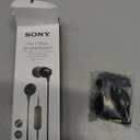 Sony MDREX15AP In-Ear Earbud Headphones with Mic, Black (MDREX15AP/B)