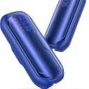 Rechargeable Hand Warmers 2 Pack - 6000mAh AI Handwarmers with Flashlight & 5 Level, 20Hrs Long Lasting, 2 in 1 Portable Electric Heater, Gift for Women/Men/Golf/Camping/Hunting (Dark Blue)