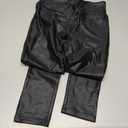 Women's Faux Leather Leggings Stretch High Waisted Shiny Leggings Leather Pants Pleather Leggings Yoga Pants Size S