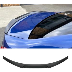 KHK E90 Rear Spoiler, Gloss Black Rear Trunk Spoiler Wings, ABS Material M4 Style Rear Spoiler Wing Lid Fits for 2006-2011 BMW E90 3-Series 4 Door Sedan & 2008-2011 for BMW M3 Sedan
