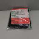 Sorfey Tablecloth -Fitted with Elastic, Vinyl with Flannel Back, Fits for Table 30"x 60" Rectangle,Water Proof, Easy to Clean, Solid Black Design