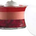Anchor Hocking Glass Trifle Bowl with Lid, 104 oz Glass Salad Bowl with Plastic Lid
