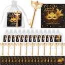 Havawish 18 Sets Sweet 16 Party Favors Masquerade Party Favors 18 Mask Design Bottle Openers 18 Mini Gift Cards 18 Organza Bags Party Decorations for Quinceanera Birthday Guests Bulk Souvenirs