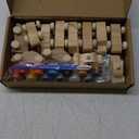 ColCospie Wooden Cars to Paint for Kids,Come with 12pcs DIY Wooden Cars for 12pcs of Color Pigments and 1pcs Car Styling Sticker