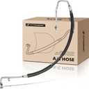 A-Premium A/C Discharge Line Hose Assembly Compatible with Chevrolet Silverado 2500 2003-2010, Silverado 3500 2003-2006 & GMC Sierra 2500 3500 Classic, V8 6.6L, Compressor to Condenser