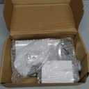 Window Intercom Window Speaker Two Way Intercom Speaker with Mute Function Ticket Counter Interphone for Bank Office Restaurant Hospital Clinic Silver