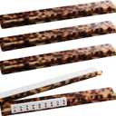 Acrylic Mahjong Racks with Pushers（Tortoise Shell,20）