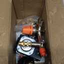 Secbolt Pressure Switch Manifold Regulator Gauges Air Compressor Pressure Switch Control Valve 90-120PSI (Horizontal Switch)