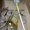 Gold LED Chandelier, 3-Lights Modern Semi Flush Mount Ceiling Lighting Fixture for Kitchen Dining Room Foyer Entry Bedroom, 23.82 24W