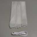 Under Cabinet Lighting Wireless, Rechargeable Motion Sensor Light Indoor, 3 Color Dimmable Closet Light Battery Operated with LED Power Display, Magnetic Under Counter Lights for Kitchen, Home (3Pack)