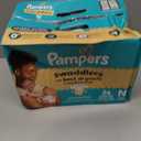 Pampers Swaddlers Diapers, Size 0 (up to 10 lbs), 84 Count, Absorbent, Keeps Baby Dry and Comfortable, Skin Safe Disposable Baby Diaper 
