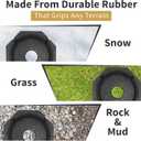 SnapPad Mini 5.5 Single RV Pads  Precise Fit for Travel Trailers - Compatible with Major RV Brands & Leveling Systems - for 5.5 Round Jack Feet  Accurate RV Accessories for LCI Tongue Jacks