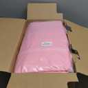 Shipping Bags (12 Pack) with Label Pouch - 14x18 & 18x24 - Poly Mailers for Clothes, Self-Seal Plastic Mailing Envelopes - Tear & Water-Resistant Packaging Bags for Clothing, Not Padded (Pink)