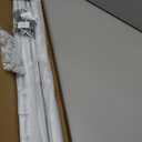 TEAKMAMA Ceiling Curtain Track, Curtain Track Heavy-Duty, Silent Ceiling Mounted Rail Set for Room Divider with Roller Hooks and Clips for Living Room Bedroom, 6ft-9ft, White