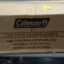 Coleman Queen-Size Airbed Cot Combination, Folding Air Mattress with Steel Frame & Side Table, Battery Pump Included, Great for Camping, Lounging, Elevated Sleeping, Guests, & More, Twi