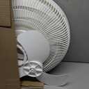 Lasko Oscillating Adjustable Pedestal Stand Fan with Timer and Remote for Indoor, Bedroom, Living Room, Home Office & College Dorm Use, 16 Inch, White, 1646, 47 In. Tall